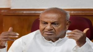 H D Deve Gowda. File/Pic